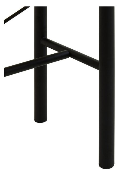 Czarna/w naturalnym kolorze rattanowa ławka Depok – Premier Housewares