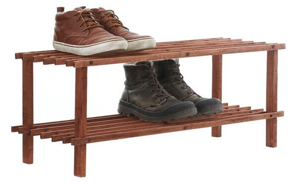 Szafka na buty z litego cedru w naturalnym kolorze 74x30x26 cm Parker – Premier Housewares