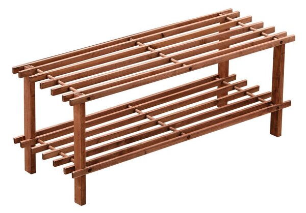 Szafka na buty z litego cedru w naturalnym kolorze 74x30x26 cm Parker – Premier Housewares