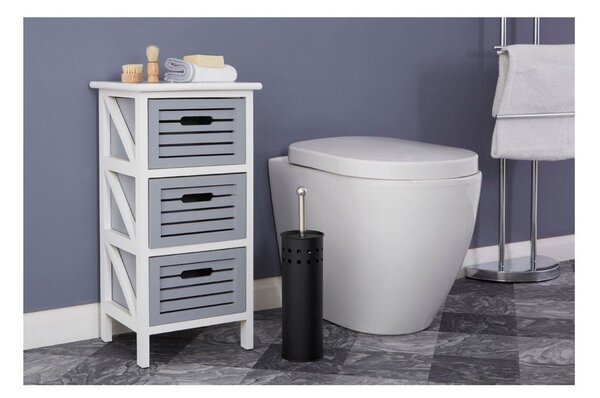 Metalowa szczotka do WC w kolorze matowej czerni Indy – Premier Housewares