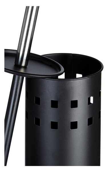 Metalowa szczotka do WC w kolorze matowej czerni Indy – Premier Housewares
