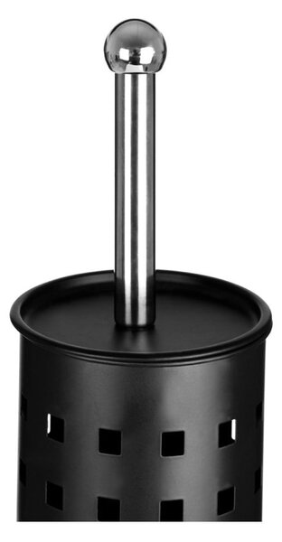 Metalowa szczotka do WC w kolorze matowej czerni Indy – Premier Housewares