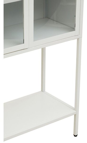Biała stalowa witryna 75x150x35 cm Acier – Premier Housewares