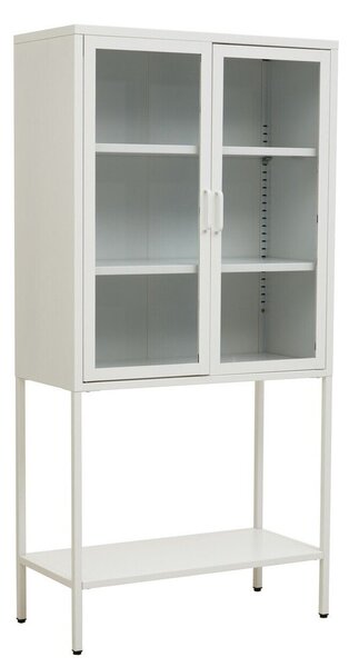 Biała stalowa witryna 75x150x35 cm Acier – Premier Housewares