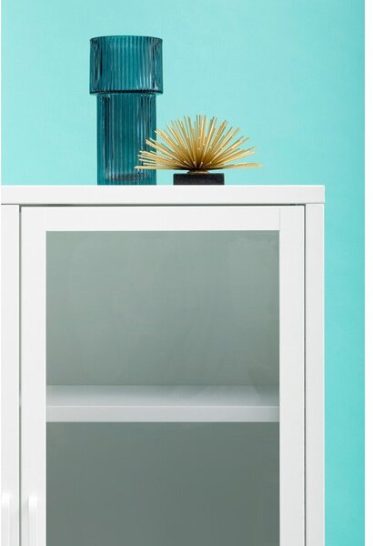 Biała stalowa witryna 75x150x35 cm Acier – Premier Housewares