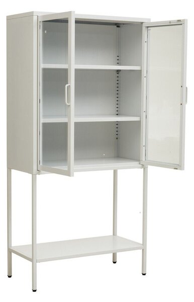 Biała stalowa witryna 75x150x35 cm Acier – Premier Housewares