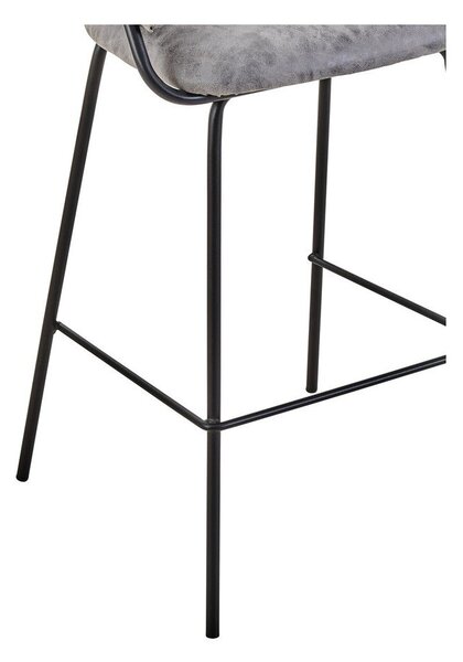 Czarny/szary tapicerowany hoker Tamzin – Premier Housewares