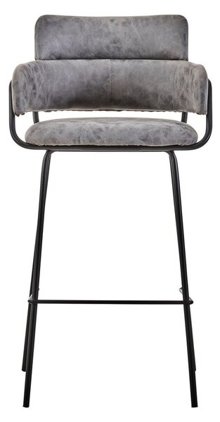Czarny/szary tapicerowany hoker Tamzin – Premier Housewares