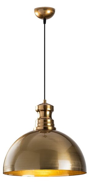 Lampa wisząca w kolorze złota z metalowym kloszem ø 40 cm Vamp – Opviq lights