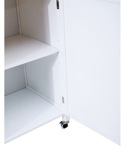 Barek na kółkach z litego drewna kauczukowego 48x105 cm Frankfurt – Premier Housewares