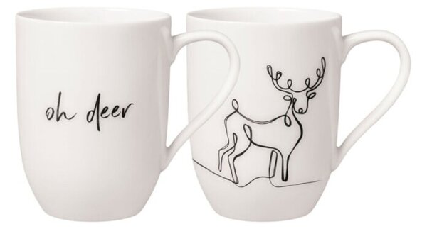 Zestaw 2 kubków Xmas Reindeer Statement Villeroy & Boch