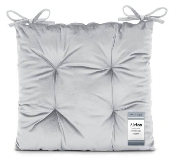 Aksamitna poduszka na krzesło 40x40 cm Aleksa – Restilo