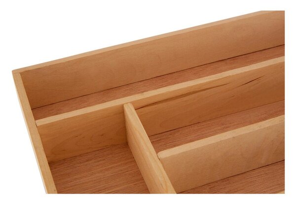 Drewniany organizer na sztućce do szuflady w naturalnym kolorze 30 x 38 cm – Premier Housewares