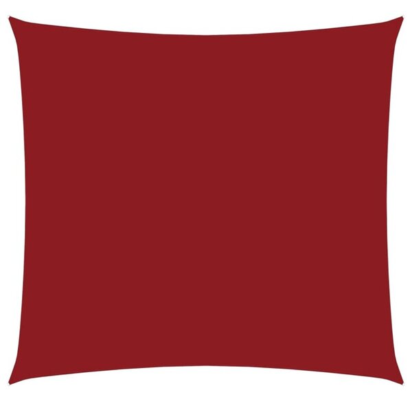 Kwadratowy żagiel ogrodowy, tkanina oxford, 4,5x4,5m, czerwony