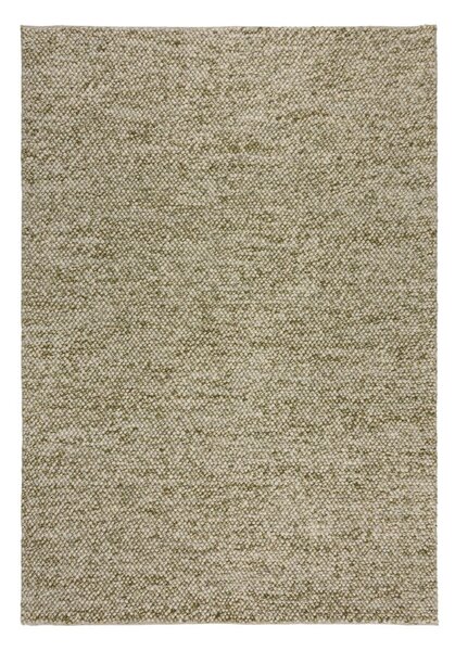 Dywan z mieszanki wełny tkany ręcznie w kolorze khaki 160x230 cm Minerals – Flair Rugs