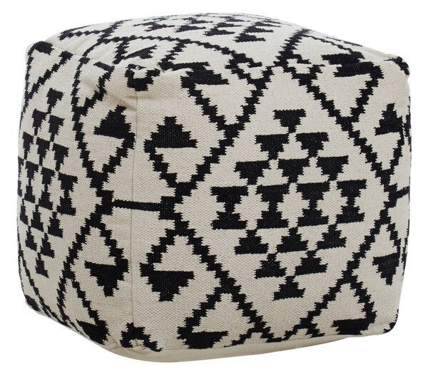 Czarno-biały puf Cefena – Premier Housewares