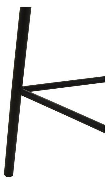 Czarny/w naturalnym kolorze rattanowy stołek Depok – Premier Housewares