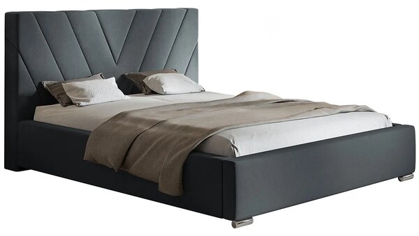 Podwójne łóżko z zagłówkiem 160x200 Orina 3X - 36 kolorów