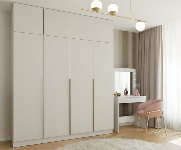 Duża szafa do sypialni 200x250cm kaszmir | Umeblowana.com