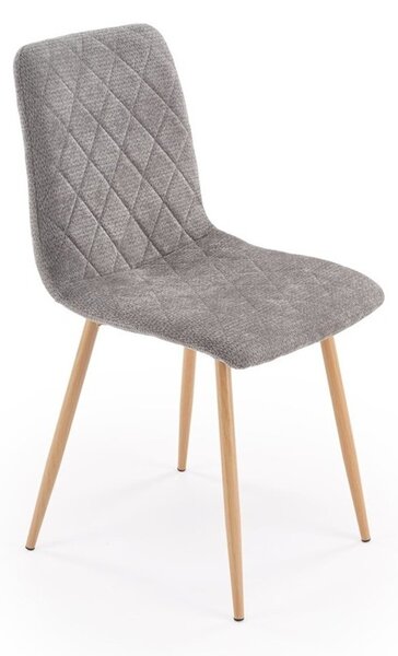 Szare krzesło kuchenne w stylu scandi | Umeblowana.com