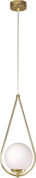 Lampa mosiężna wisząca w stylu glamour F4-E58