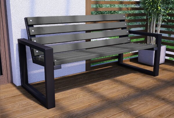 Komplet drewnianych mebli ogrodowych ze stołem 175 cm | Umeblowana.com