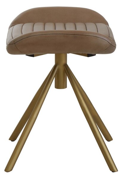 Szary skórzany podnóżek Buffalo – Premier Housewares