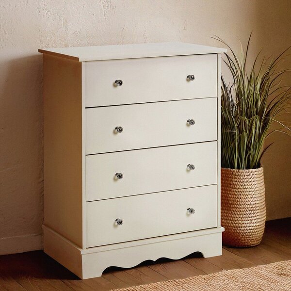 Komoda w kolorze kości słoniowej 69x89x42 cm Emily – Premier Housewares