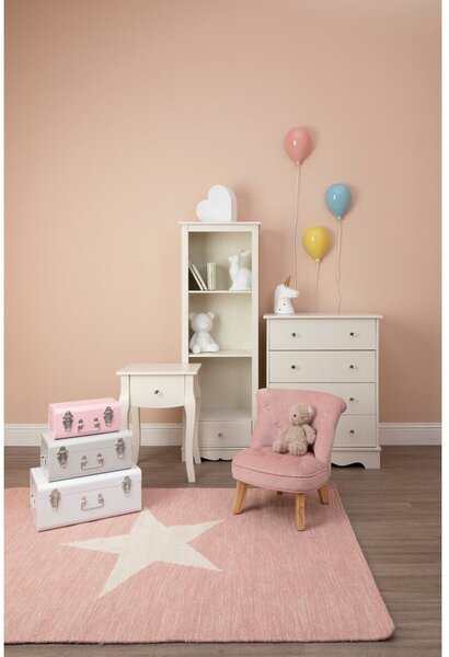Komoda w kolorze kości słoniowej 69x89x42 cm Emily – Premier Housewares