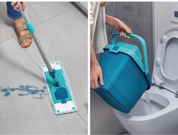 Mop z wiadrem PowerClean M – LEIFHEIT