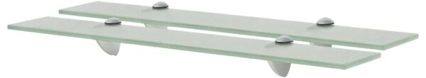 Półki szklane, 2 szt., 60 x 10 cm, 8 mm