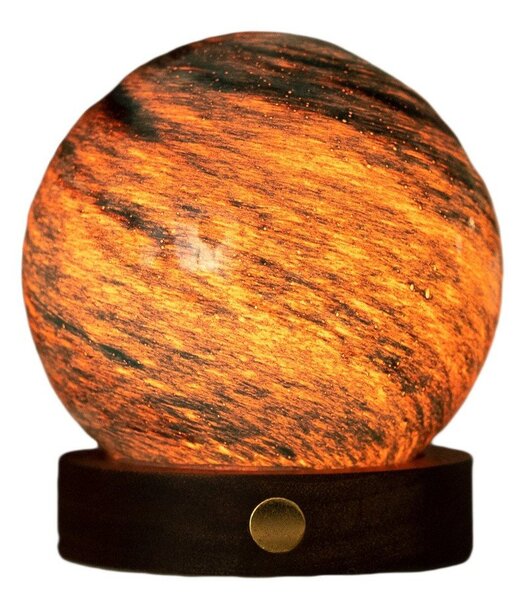 Ciemnobrązowa/w ciemnym naturalnym kolorze dekoracja świetlna na USB ø 8 cm Stellar Ocean – Gingko