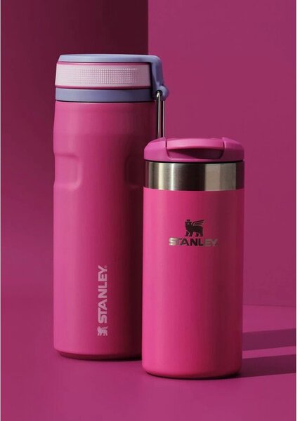 Różowy kubek termiczny ze stali nierdzewnej 350 ml AeroLight™ Transit Mug Violet Blossom – Stanley