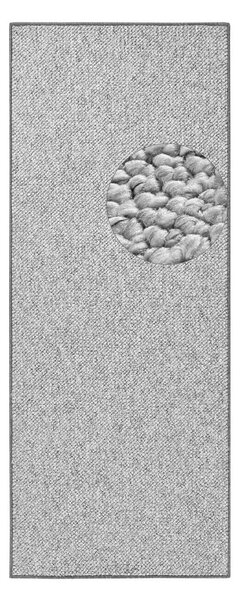Szary chodnik 80x300 cm Wolly – BT Carpet