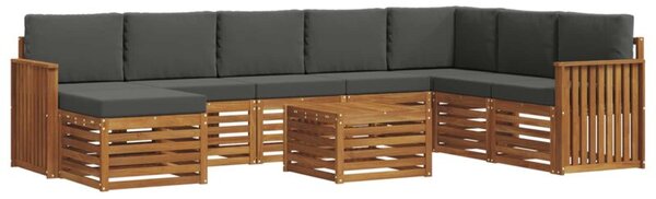 Zestaw mebli ogrodowych z litego drewna akacjowego - nowoczesny i stylowy design