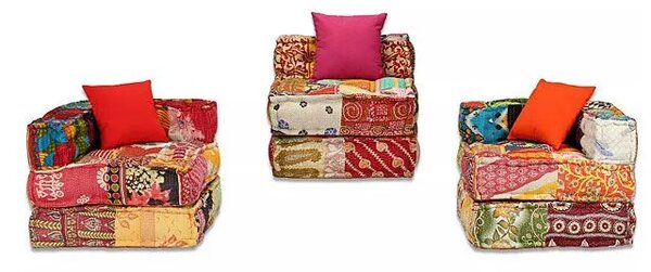 Patchworkowa modułowa sofa Montanex 5D