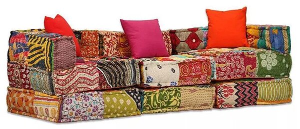 Patchworkowa modułowa sofa Montanex 5D