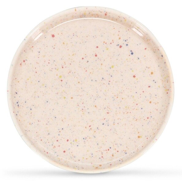 Beżowy porcelanowy talerz ø 25 cm Fika – ONA