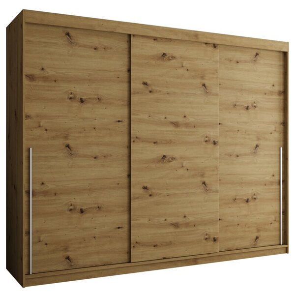 Szafa przesuwna Garderoba SIMA T 250 artisan + u. srebrny