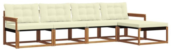 Zestaw mebli ogrodowych z litego drewna akacjowego - elegancki i praktyczny design