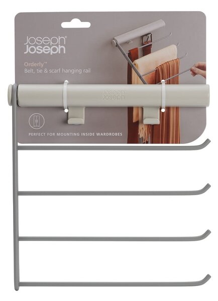 Metalowy wieszak na paski i krawaty Orderly – Joseph Joseph