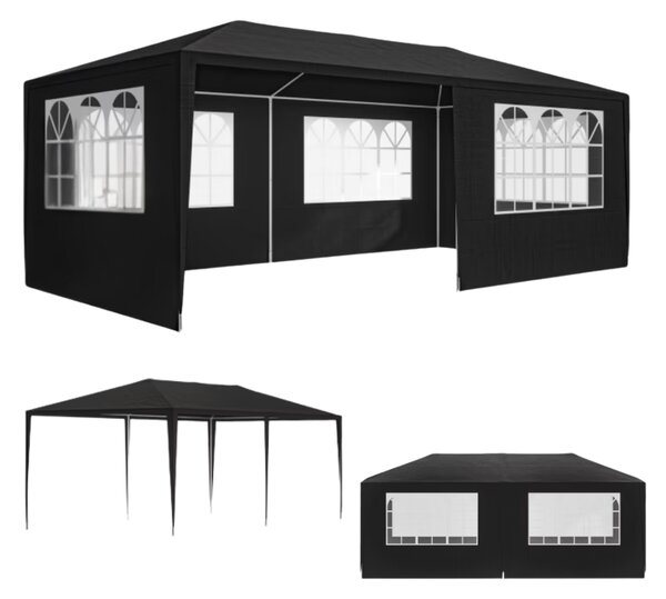 Namiot imprezowy NEAPOL, 3x6m, antracytowa Jurhan
