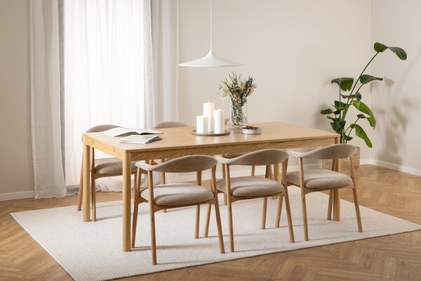 PACIFIC Dąb Naturalny 200x100 cm - STÓŁ DREWNIANY W STYLU BOHO/SKANDYNAWSKIM