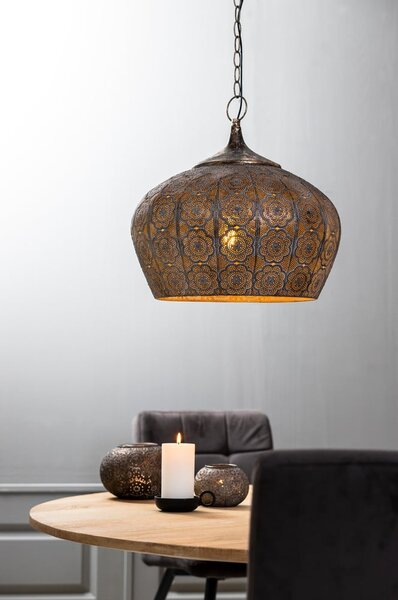 Lampa sufitowa w kolorze miedzi ø 43,5 cm Emine – Light & Living