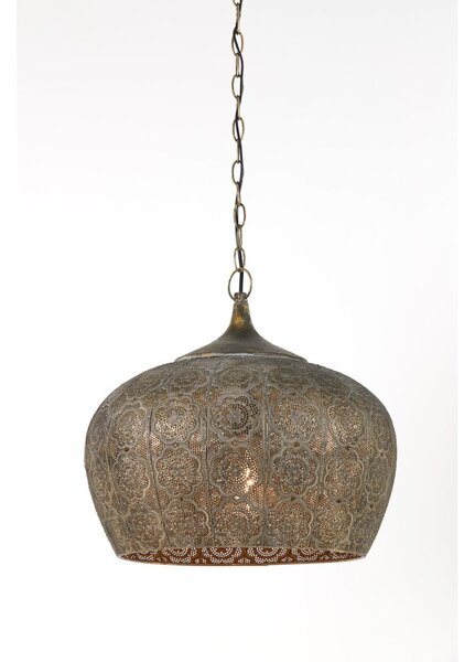 Lampa sufitowa w kolorze miedzi ø 43,5 cm Emine – Light & Living