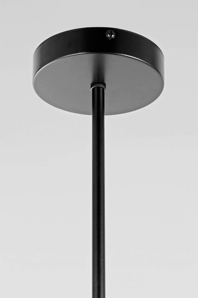 ŻYRANDOL LAMPA SUFITOWA WISZĄCA NOWOCZESNA CZARNA BIAŁE KULE FINO 6 LED