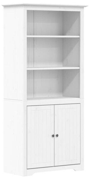 Biblioteczka bodo, biała, 82x40x173 cm, lite drewno sosnowe