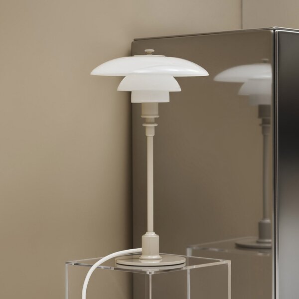 Lampa Stołowa Louis Poulsen, PH 2/1, beżowy, salon, szkło, design