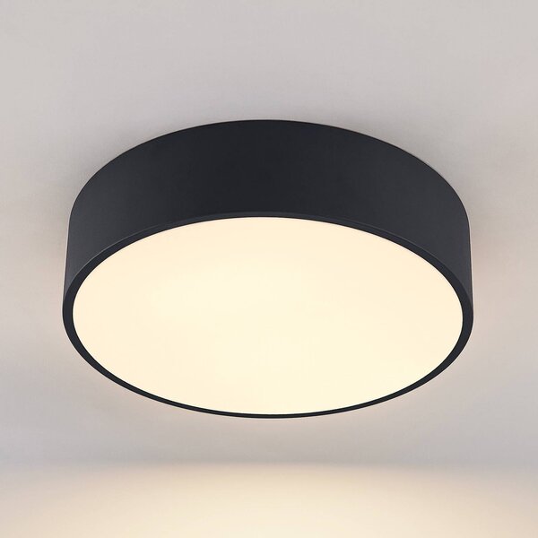 Lampa sufitowa LED Noabelle Arcchio, możliwość ściemniania, czarny, kuchnia, metal, nowoczesny