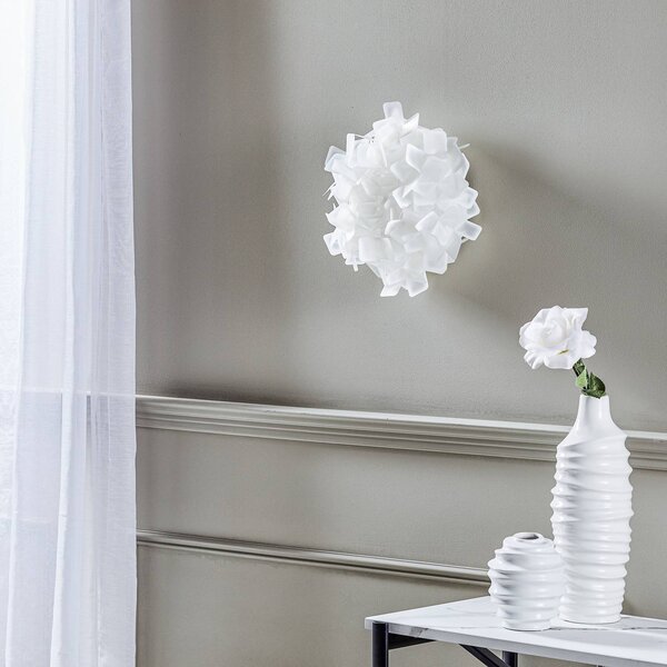 Slamp Lampa sufitowa designerska Clizia, możliwość ściemniania, biały / opal, salon / jadalnia, tworzywo sztuczne, design